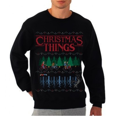 Блуза с дълъг ръкав STRANGER THINGS - CHRISTMAS THINGS Блуза с дълъг ръкав STRANGER THINGS - CHRISTMAS THINGS